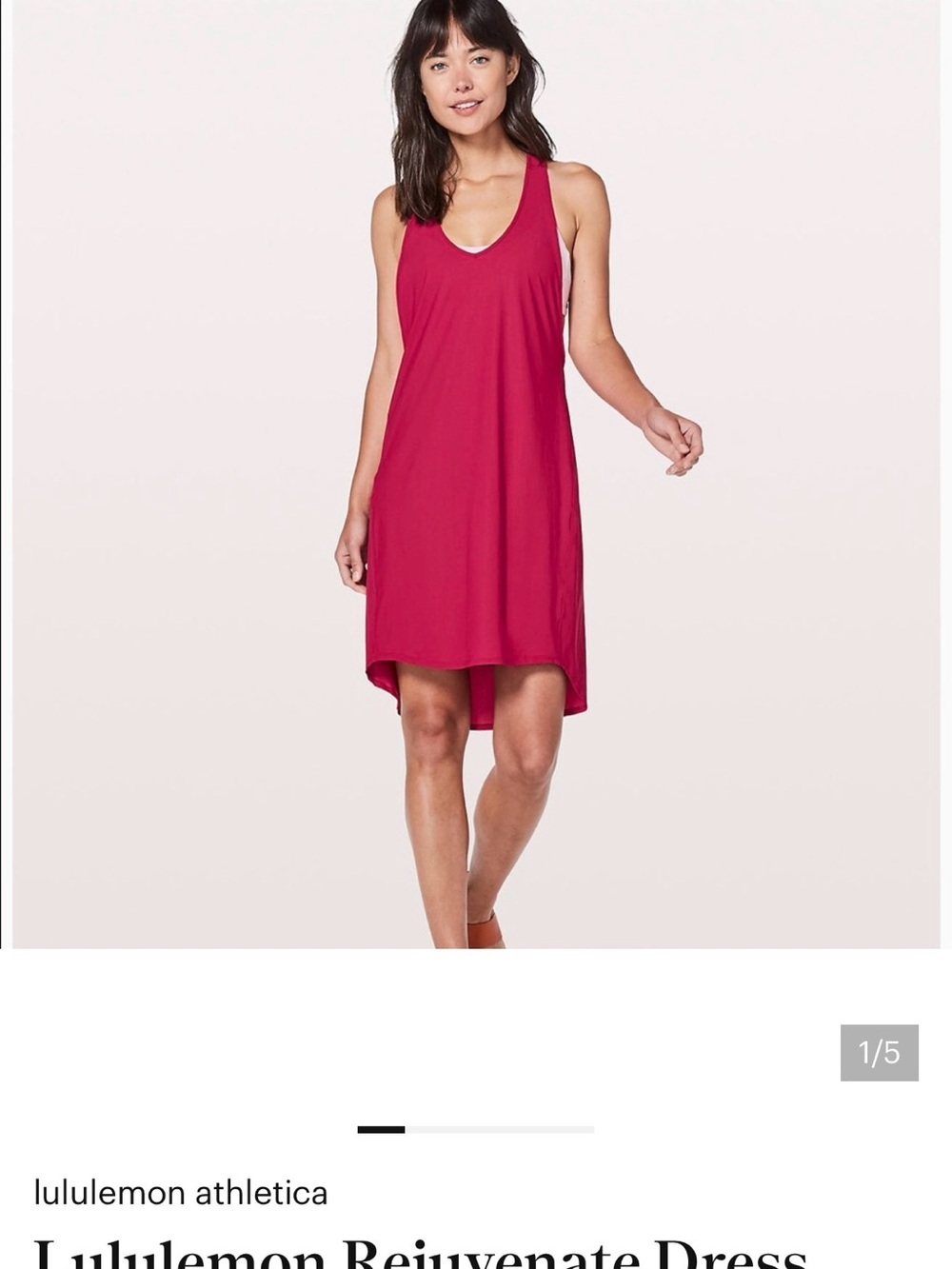 lululemon athletica Racerback Dress - Berry
